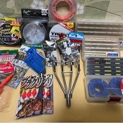【決定】釣り具セットと青物用ルアー（ボックス、リーダー付き）