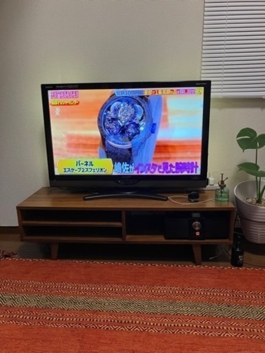 テレビ台　木　早い方優先