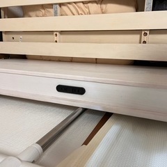 セミダブルすこのベッド 高さ3段階調整【購入者決定しました】の画像