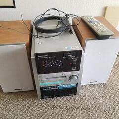 受け渡し者決定　Panasonic　CDMDSDコンポ　