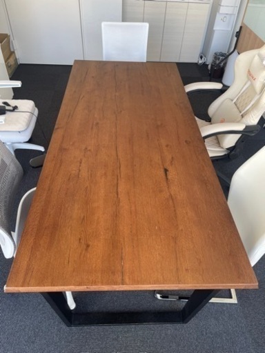 高級ダイニングテーブル　一枚板