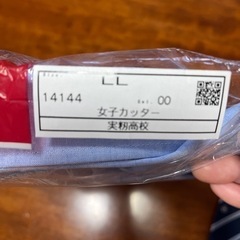 県立実籾高校　指定シャツ　女子用LL➕ネクタイの画像