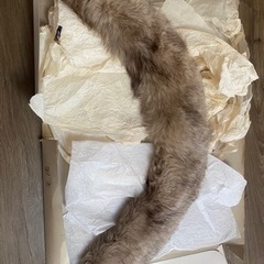 西武百貨店　毛皮　マフラー　襟の画像