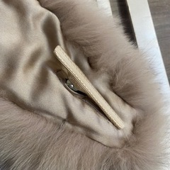 西武百貨店　毛皮　マフラー　襟の画像