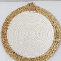 未使用品  ニトリ シーグラス ラウンドランチョンマット 【サイズ】35×35㎝の画像