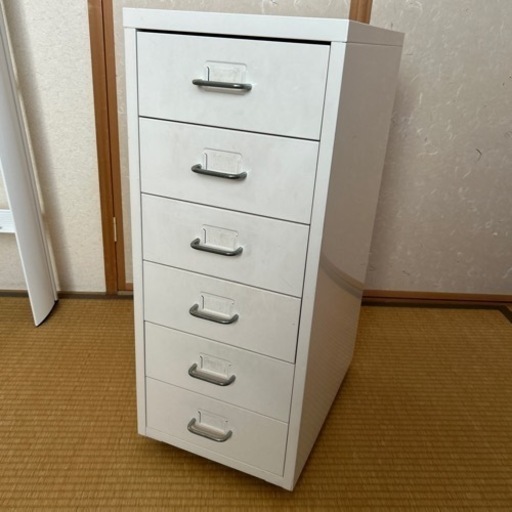 IKEA スチール製引き出しキャスターつき