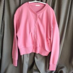 GU ピンク　カーディガン　Mサイズ　トップス