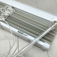 (J-2505BL17)◆タチカワブラインド◆シルキーカーテン◆W60cm×H186cm◆ホワイト◆の画像