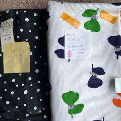 【ご希望に添えずすみませんでした】コットン生地（スイス製含む）　７種　さしあげますの画像