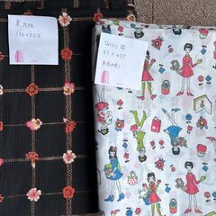 【ご希望に添えずすみませんでした】コットン生地（スイス製含む）　７種　さしあげますの画像