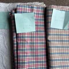 【ご希望に添えずすみませんでした】コットン生地（スイス製含む）　７種　さしあげますの画像