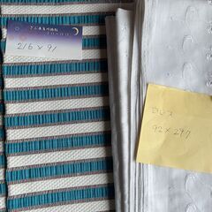【ご希望に添えずすみませんでした】コットン・麻　生地（イタリア製含む）　８種　さしあげますの画像