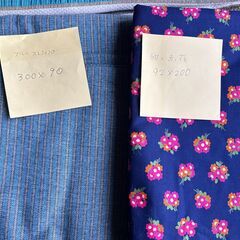 【ご希望に添えずすみませんでした】コットン・麻　生地（イタリア製含む）　８種　さしあげますの画像