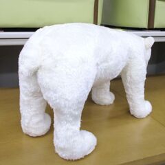 アニマルスツール 白くま 全長約73cm スツール イス いす 椅子☆ 札幌市 北区 屯田 の画像