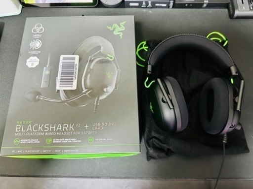 パソコン RAZER BLACKSHARK V2 + USB SOUND CARD