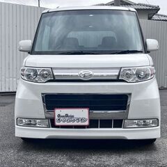 【車検2年付】【ダイハツ タント 660カスタムXリミテッド】片側電動スライドドア ベンチシート HID スマートキー 人気のホワイトの画像