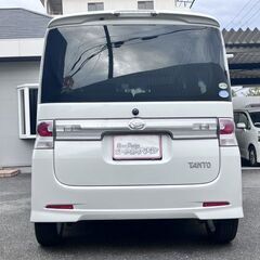 【車検2年付】【ダイハツ タント 660カスタムXリミテッド】片側電動スライドドア ベンチシート HID スマートキー 人気のホワイトの画像