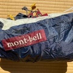 中古mont-bellソロ用テント(スティック付き)(ジャンク)の画像