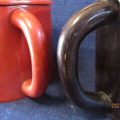 漆器の水差し1対の画像