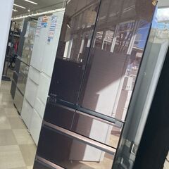 6ドア冷蔵庫　MITSUBISHI MR-WX61Y-BR　2015年製　605L