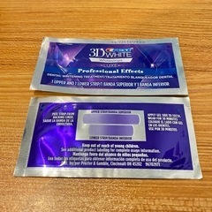 crest 3d white クレスト　ホワイトニング　シートの画像