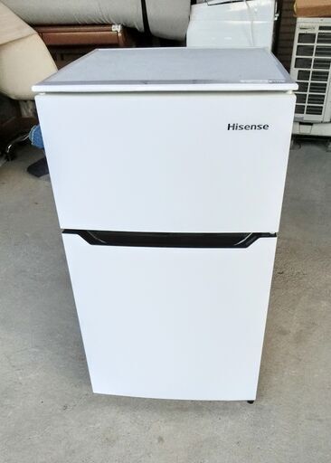 Hisense 2ドア冷蔵庫 HR-B95A 2017年 93L HR-B95A 2 耐熱約100℃トップテーブル コンパクト