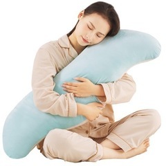 抱き枕　カバー付き　授乳クッション　妊婦　洗濯可能　快眠