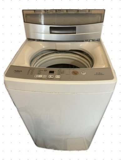 AQUA 2019年製全自動洗濯機　4.5kg