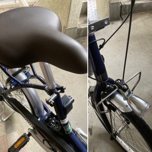 値下げ↓新品同様品◆電動アシスト自転車◆20インチ◆カゴ付き