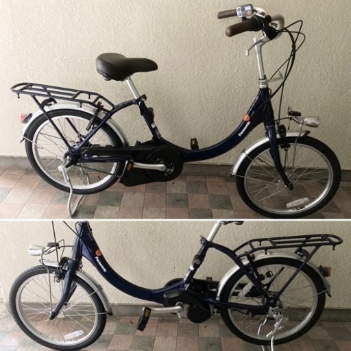 値下げ↓新品同様品◆電動アシスト自転車◆20インチ◆カゴ付き