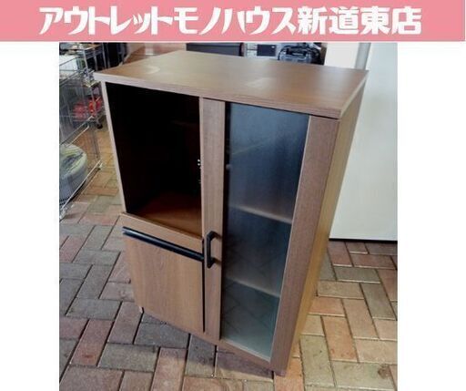 NITORI レンジダイ フォルムN RE9060G 幅60cm ブラウン ニトリ ミドルレンジボード レンジ台 レンジボード キッチン収納 札幌市東区 新道東店