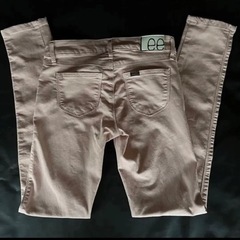 【ピンク 】 Lee ジェギンス L L0330 ストレッチ レギンスの画像
