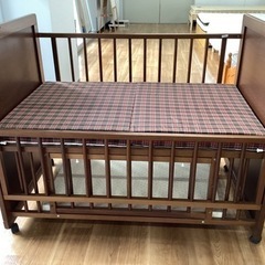 ベビーベッド【町田市再生家具】　232324の画像