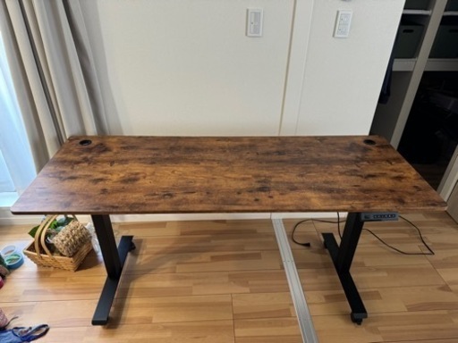 FEZIBO電動昇降式デスク スタンディングデスク 幅160cm 奥行60cm