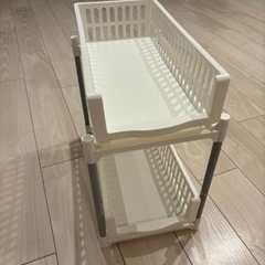 差し上げます！ニトリ【Nスライドトレー2段ラック】の画像