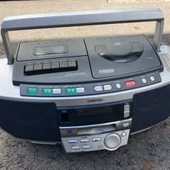 CD カセット　ラジオ