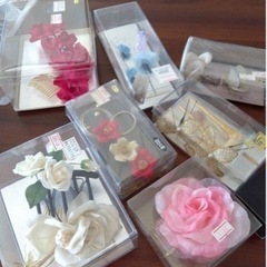 かんざし　着物　成人式　7点　髪飾り　帯留　ヘアアクセサリー