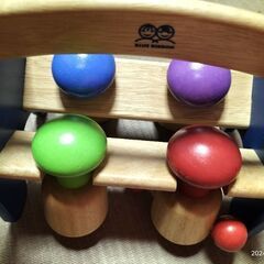 木製リズム楽器おもちゃ知育の画像