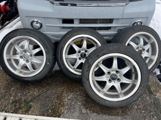 深リム！15インチ7J-35 195/50-15