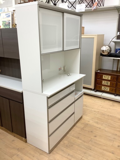 AYANO(綾野製作所)　ホワイト　レンジボードのご紹介です！