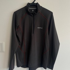 服/ファッション モンベルハーフジップシャツ　メンズM
