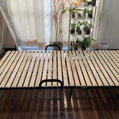 折り畳みシングルベット　すのこ
