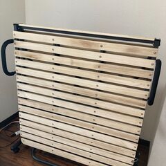 折り畳みシングルベット　すのこの画像