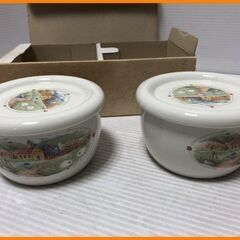 ▼あげます！0円【食器　2個セット　小物入れ　香の物　佃煮　バタ...