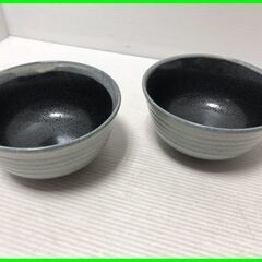 ▼【小型の丼　どんぶり　飯碗　2個セット　未使用　長期保管品】和...
