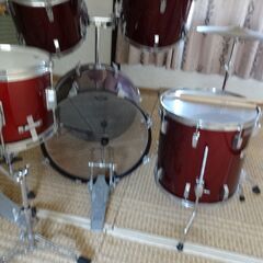 ドラムセット TAMA スネアPearl製　天草引取り 熊本配達可 ペイペイ 可の画像