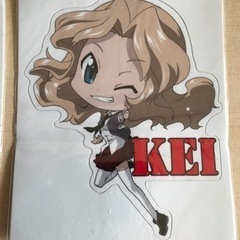 ガールズ＆パンツァー カラーステッカーの画像