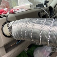 エブリィ、後部エアコン自作ダクト、3列シートソファー(軽キャンプ...