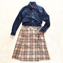 セット売り  ボタンダウンシャツ×巻きスカート  シャツ(Ｓサイ...