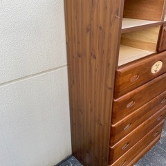 タンス。お渡しする際はすべての引き出しが揃った状態です(説明欄参照)の画像